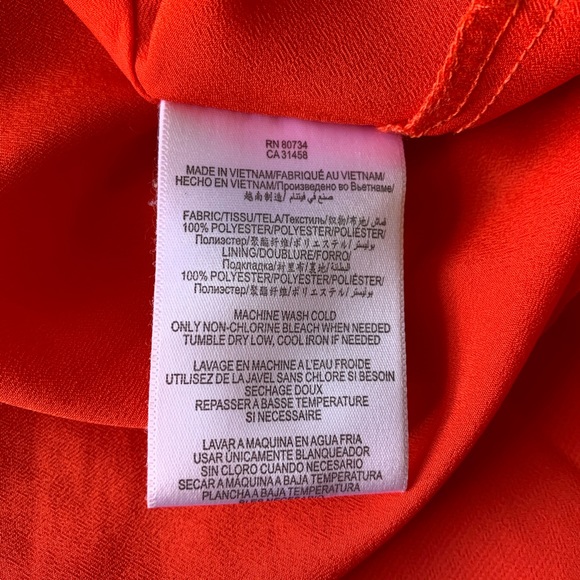 BCBGeneration Red Wrap V-Neck Skater Dress - Picture 5 of 11